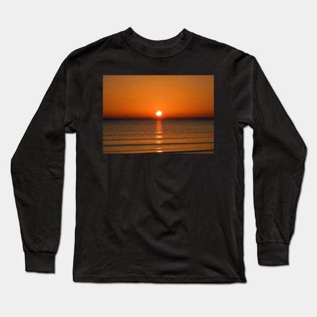 SUNSET SUPERB ON THE SEA SHORE DESIGN Long Sleeve T-Shirt by SERENDIPITEE